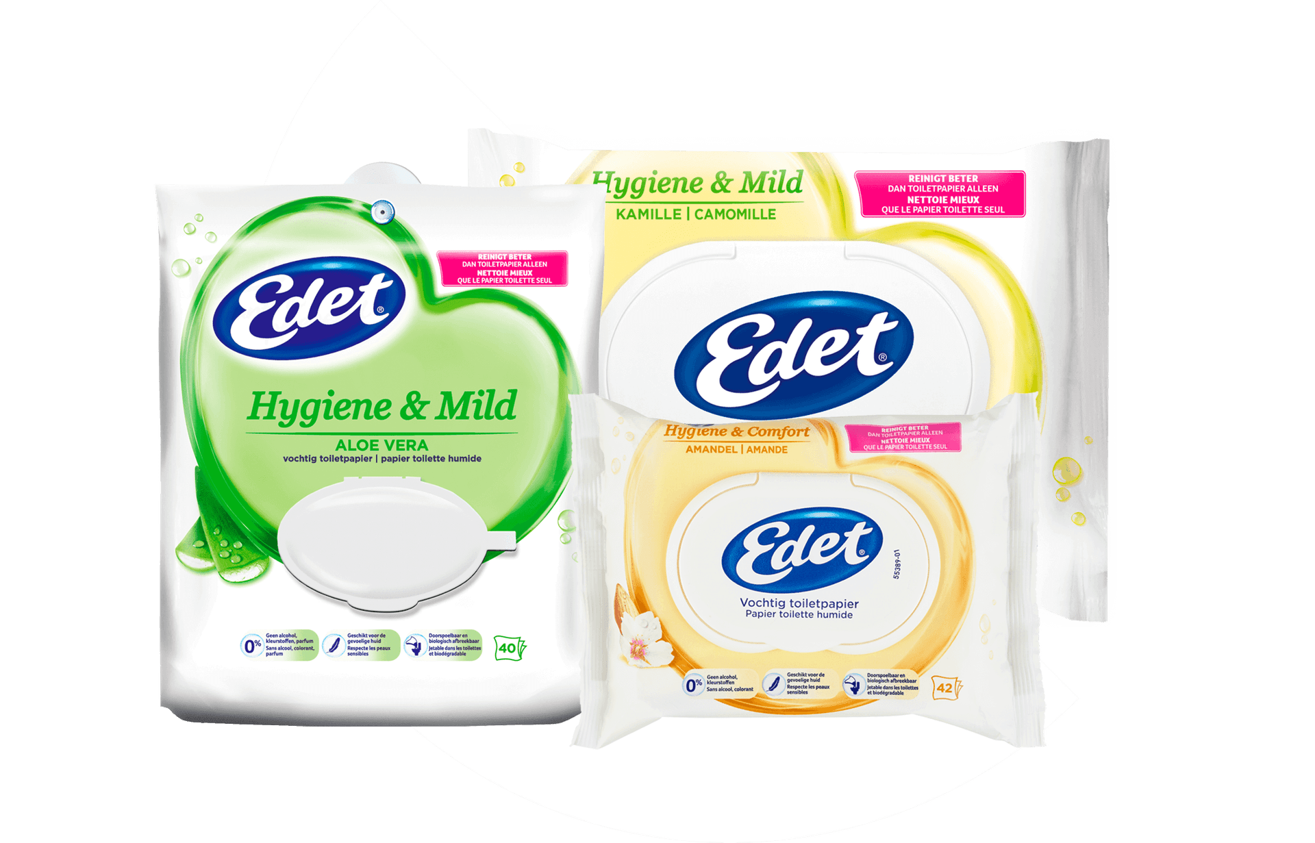 Edet vochtig toiletpapier aanbiedingen