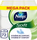 Nalys Soft Toiletpapier - 72 rollen - Wit - Voordeelverpakking