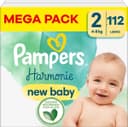 Pampers Harmonie - Maat 2 - Mega Pack - 116 stuks - 4/8 kg