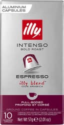 illy Espresso Intenso Koffiecups - 10x 10 stuks - 100 koffiecups