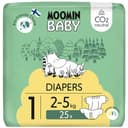 Moomin ecologische luiers maat 1 newborn 25 stuks
