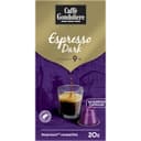 Caffè Gondoliere Espresso dark capsules 20 stuks