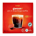 G'woon Lungo Koffiecapsules - 16 stuks, 112 g