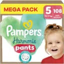 Pampers Harmonie Pants - Maat 5 - Mega Pack - 108 stuks - 12/17 KG