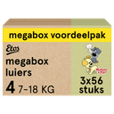 Etos Woezel & Pip Luiers Maxi Maat 4 7-18 kg Megabox 168 stuks