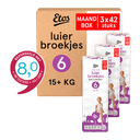 Etos Luierbroekjes Extra Large Maat 6 15+ kg Maandbox 126 stuks