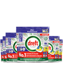 Dreft Platinum Lemon All in 1 - 450 vaatwastabletten