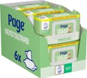 Page® vochtig toiletpapier - Fris en verzorgend (aloë vera) Maxi - met aloë vera en kamille - 444 velletjes - 6 x 74 stuks - voordeelverpakking