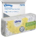 Kleenex papieren handdoeken Ultra, intergevouwen, 2-laags, 124 vellen, pak van 5 stuks