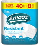 Amoos Resistant 2-laags toiletpapier - 48 rollen wc-papier - Voordeelverpakking
