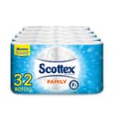 Scottex Casa Family Keukenpapier, zacht en duurzaam, zeer absorberend, met FSC-gecertificeerd papier, 32 rollen
