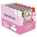Scottex Sensitive vochtig toiletpapier, 38 toepassingen (38 toepassingen x 12 verpakkingen, totaal 456 toepassingen)