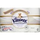 KLEENEX Dermo Douceur toiletpapier (4 verpakkingen van 6 rollen), 3-laags, 100% natuurlijke vezels, zonder parfum of kleurstoffen