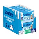 Scottex Fresh vochtig toiletpapier, 12 verpakkingen met 38 stuks (12x38 stuks)
