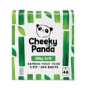 The Cheeky Panda Bamboe Toiletpapier | 48 Rollen x 200 Vellen | 3-Laags Super Sterk Groothandel WC Papier