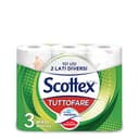 Scottex Tuttofare keukenpapier, twee verschillende pagina's, 3 maxi-rollen