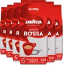 Lavazza Qualità Rosso Koffiebonen - Koffie Blend van Robusta en Arabica Bonen - Intensiteit 5/10 - 6 x 500 gram