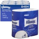 Kleenex, 8484, Standaardrol Toilettissue, 4-laags, Wit, 24 rollen x 160 gewatteerde vellen