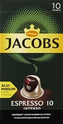 Jacobs Espresso Intenso 10 - Nespresso® * compatibele aluminium koffiecapsules - 10 pakjes (100 capsules)