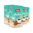 Melitta Auslese Medium filterkoffie, 6 x 500 g, gemalen, poeder voor filterkoffiezetapparaten, 50% cafeïnevrije koffie, medium roostering, geroosterd in Duitsland, in tray