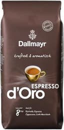 Dallmayr Koffie Espresso d'Oro Koffiebonen, hele bonen, 1 kg (1 x 1000 g zak)