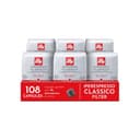 illy, Iperespresso Filter Koffiecapsules CLASSICO, 100% Arabica met Tonen van Oranjebloesem en Jasmijn, Zachte en Zoete Smaak, 6 Verpakkingen van 18 (in Totaal 108 Capsules)