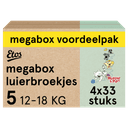 Etos Woezel & Pip Luierbroekjes Junior Maat 5 12 -18 kg Megabox 4x33 stuks